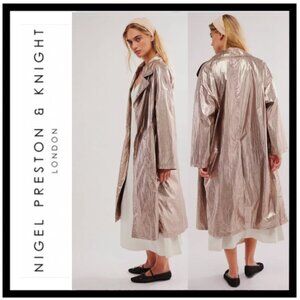 Nigel Preston Foil Duster Jacket from Free People